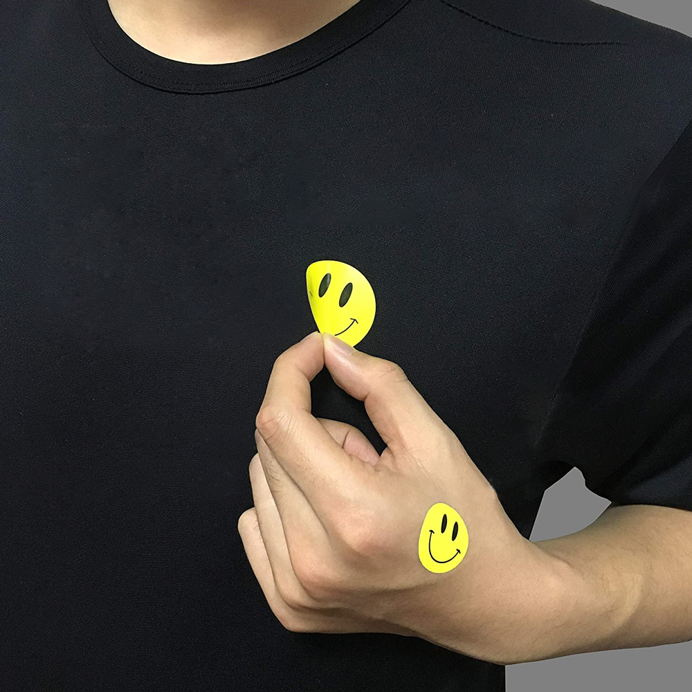 500 PCs Multipurpose Smiley Face Sticker Roll