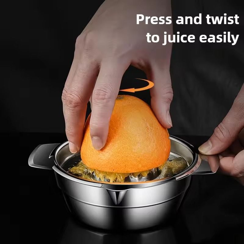 Stainless Steel Manual Juicer for Lemons Oranges and Citrus Fruits