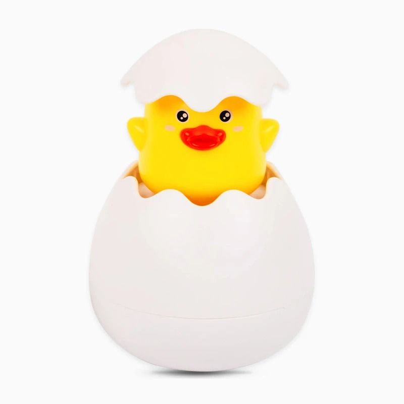 Cute Infant Bath Toy Set with Water Sprinkler and Animal Egg Design