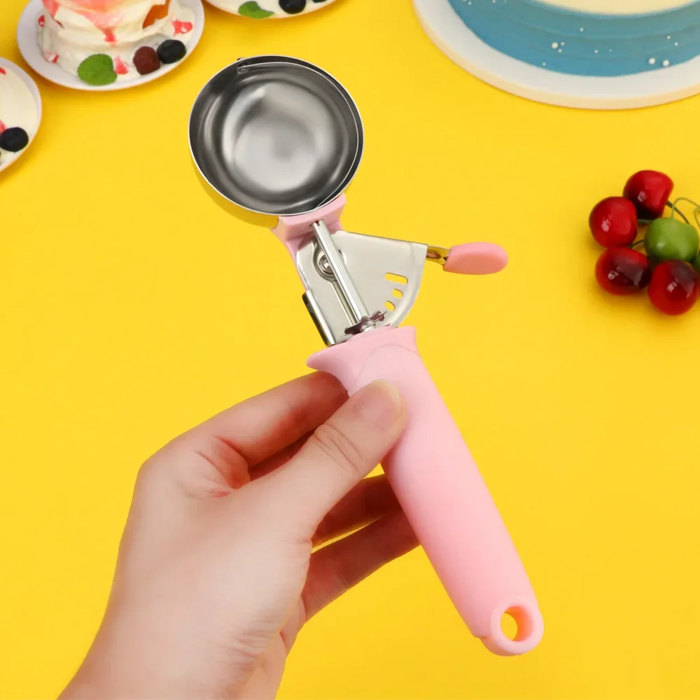 Long Handle Silicone Cooking Spoon for Mixing Serving and Nonstick Cooking
