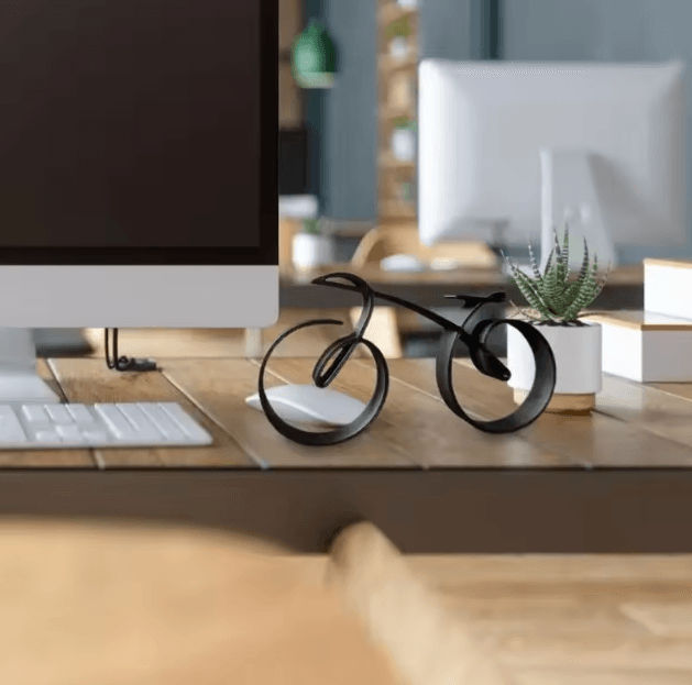 Minimalist Acrylic Bicycle Sculpture – Modern bicycle sculpture decor for Stylish Home & Office Spaces