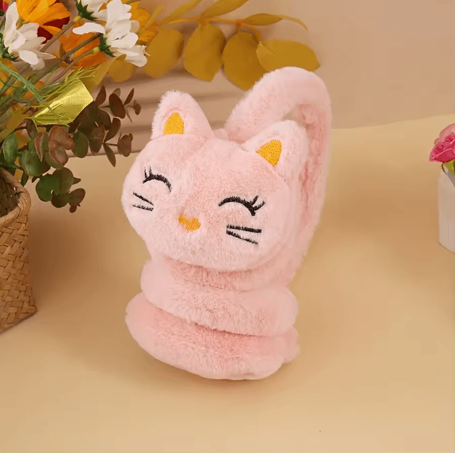 CozyCat Plush Earmuffs Winter Warm Ear Protection