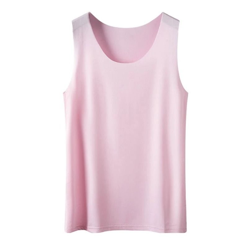Women Ice Silk Seamless Racerback Tank Top