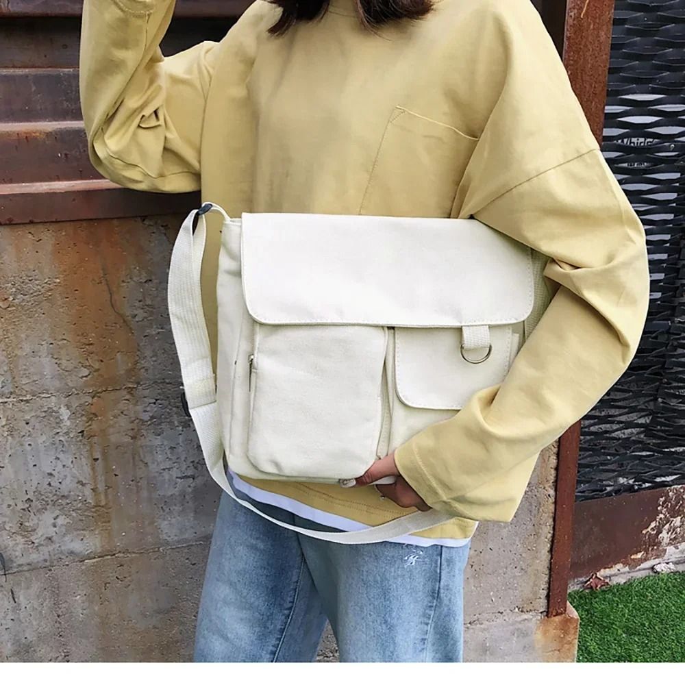 Harajuku Fashion Canvas Crossbody Bag
