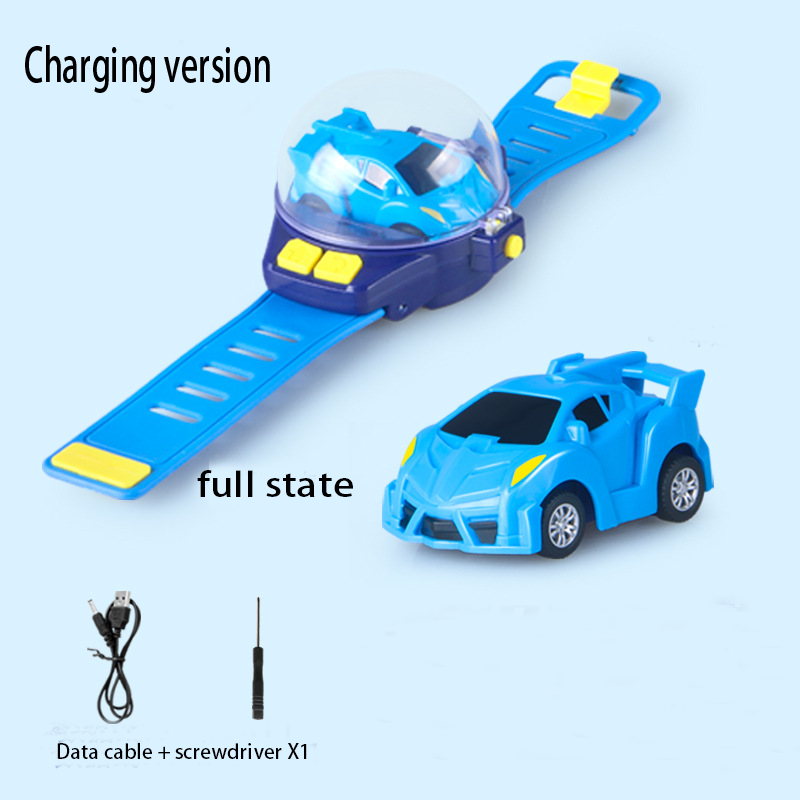 Mini Watch Car Parent Child Interaction, Remote Control Car Electric Alloy, Children's Watch Racing Toy Gift