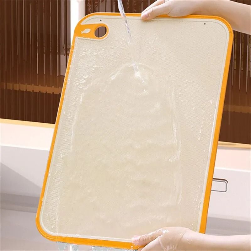 Eco-Friendly Wheat Straw Cutting Board – Double-Sided Antibacterial Prep Surface