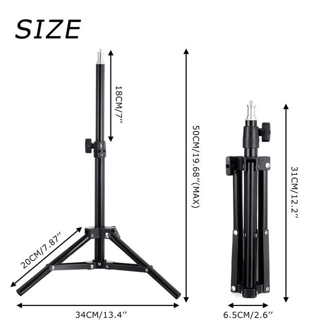 Professional High-Definition LED Studio Ring Light with Multi-Height Tripod and Bluetooth Control