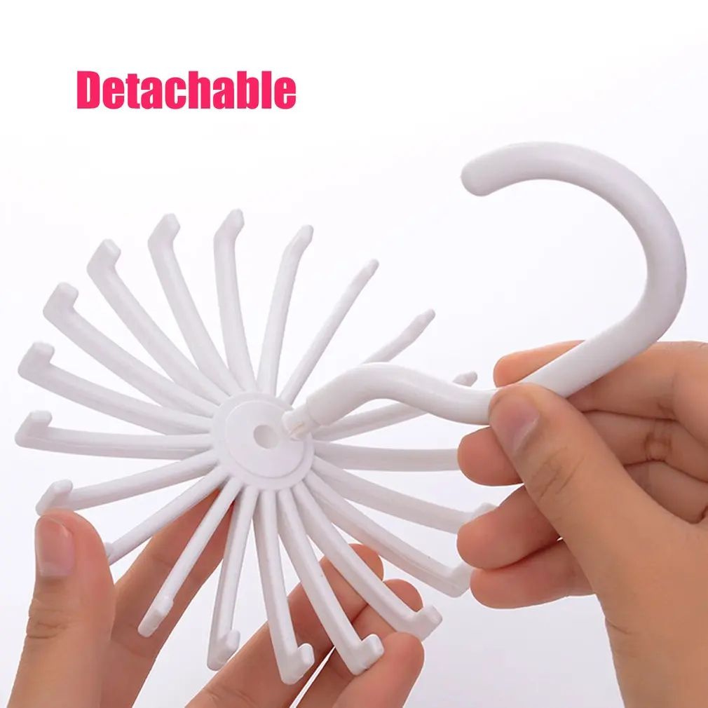 360 Degree Rotating Scarf and Tie Hanger Rack