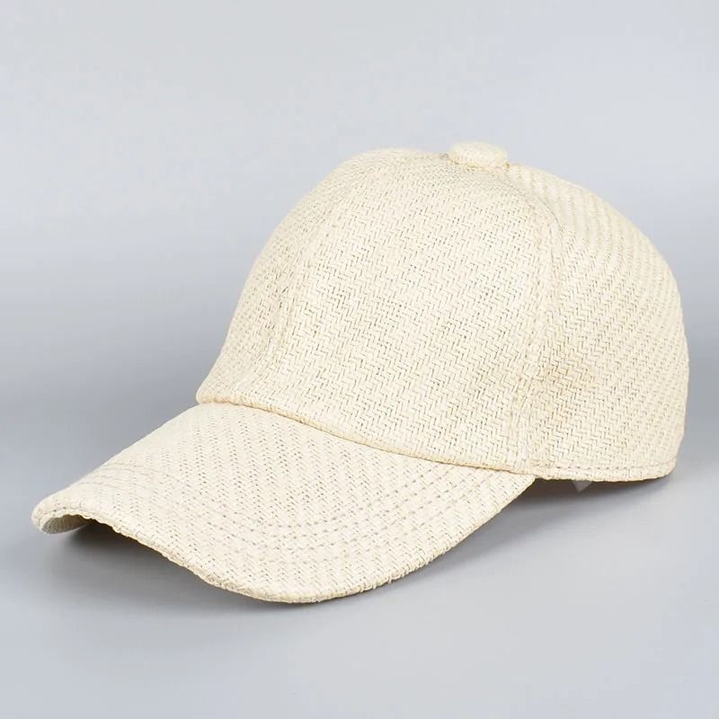 Straw Mesh Baseball Cap & Hybrid Sun Hat