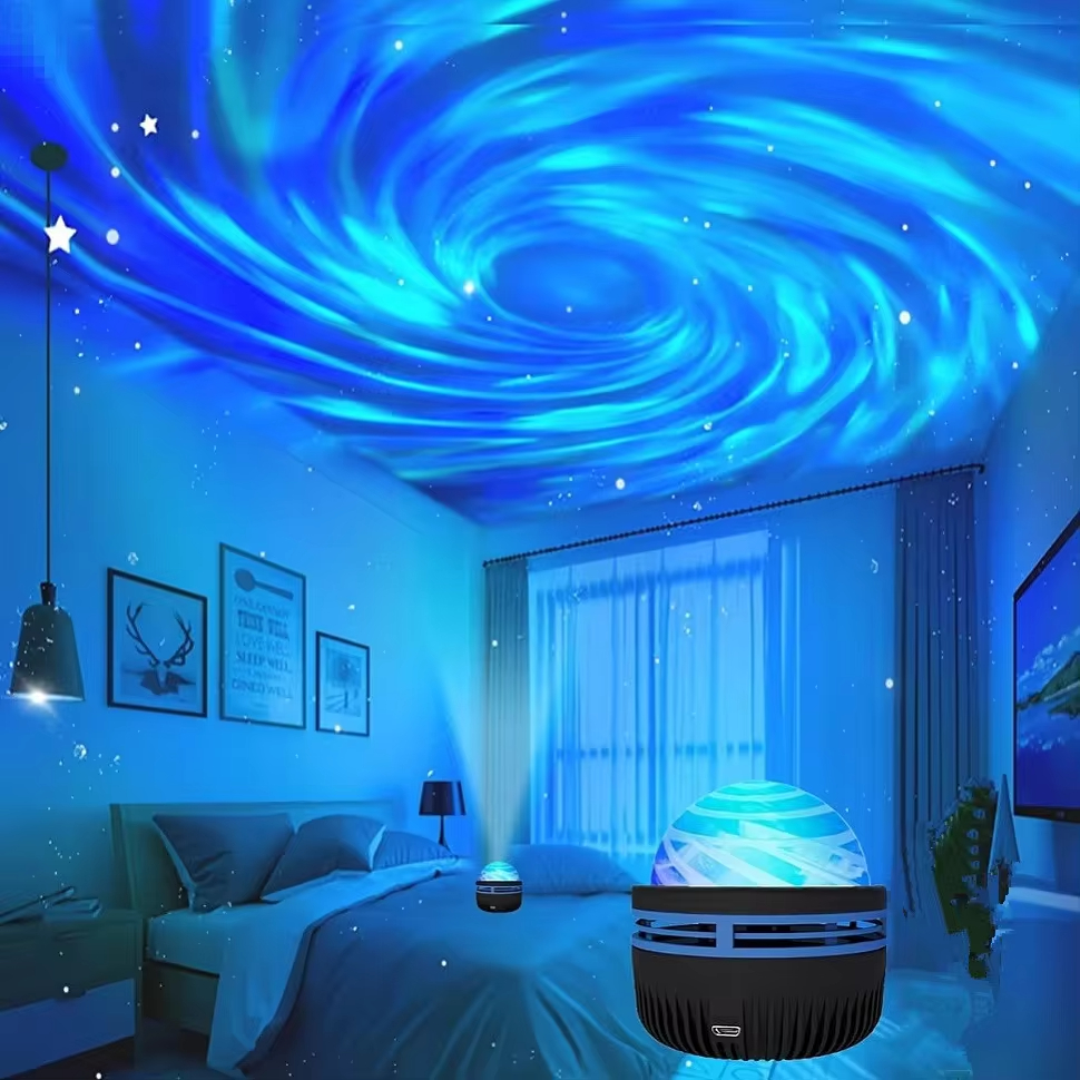 LED Galaxy Projector Light  Colorful Sky Projector for Bedrooms, Kids Rooms, and Holiday Decorations