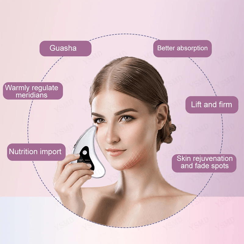 Electric Face Scraping Massager for Lifting Tightening and Double Chin Care