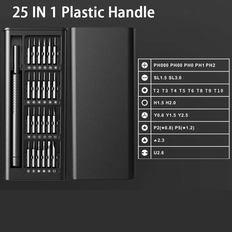 Precision Magnetic Screwdriver Hand Tool Kit, Screw Driver Set, Multi Functional Repair Tool
