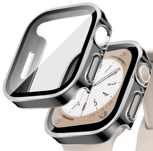 ArmorEdge Tempered Glass Case with PC Bumper for Apple Watch