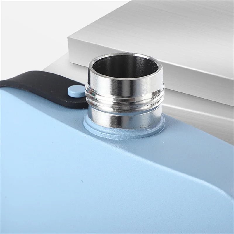 500ML Stainless Steel Flat Square Hip Flask
