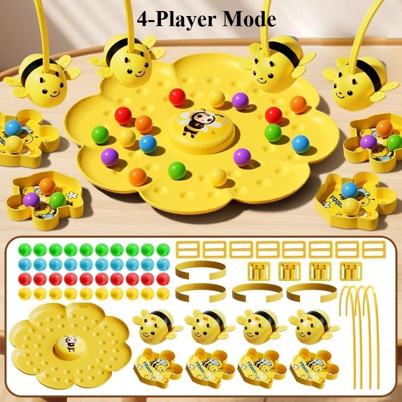 Little Bumblebee Multifunctional Fishing Board Game Educational Toy