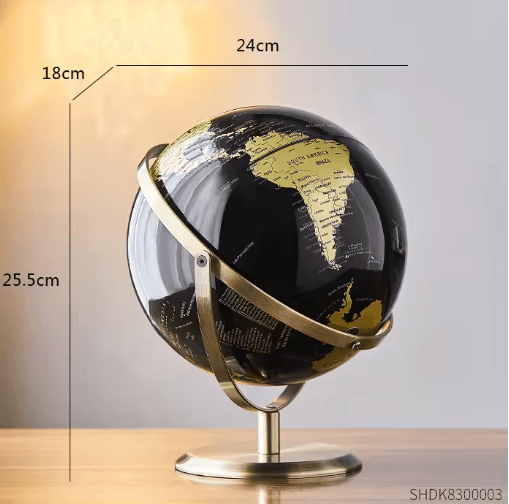 Retro Modern World Globe Educational Desk Decor Globe for Kids & Home