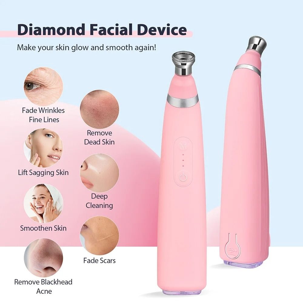Foreverlily Portable Diamond Peeling Microdermabrasion Facial Cleaning Device