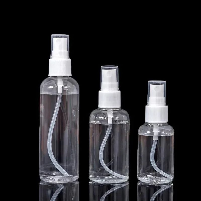 Mini Refillable Spray Bottle Set Transparent Travel Water Sprayers