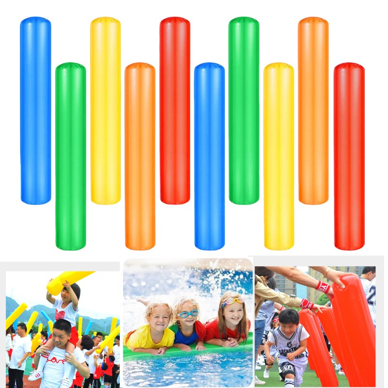 Inflatable Foam Stick Batons for Pool Games & Party Fun