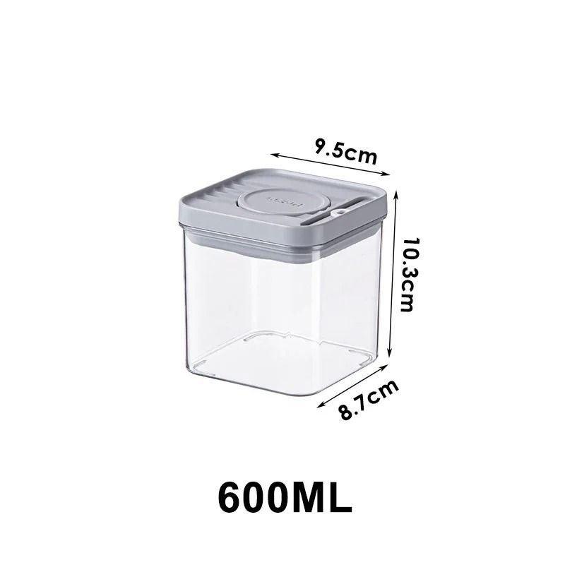 BPA Free Airtight Pantry Storage Containers Stackable Food Canisters