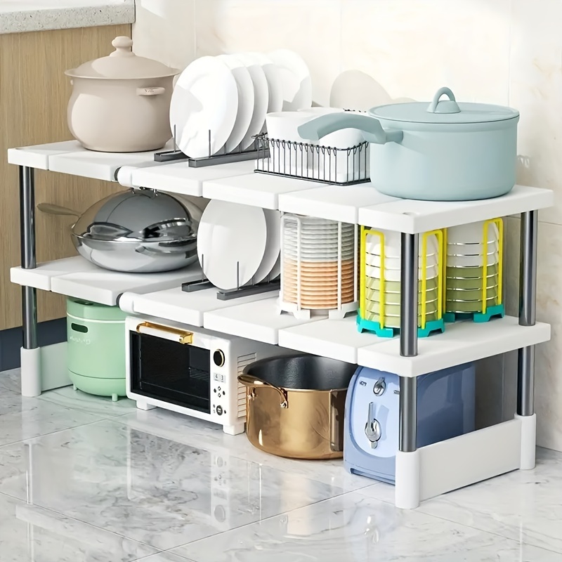 Gemini said Expandable Under Sink Organizer & Adjustable Kitchen Cabinet Storage Rack for Pots and Pans