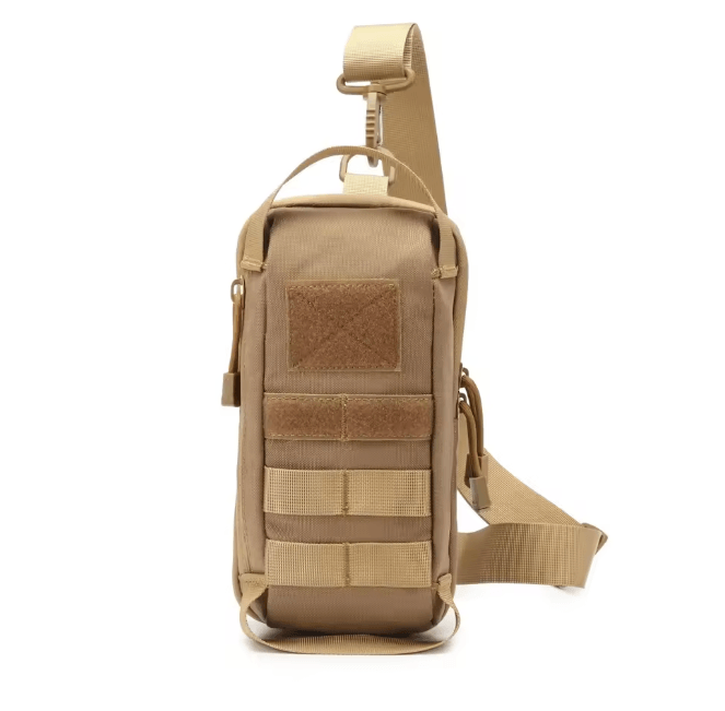 Tactical Shoulder Sling Chest Bag with IWB Pistol Pouch