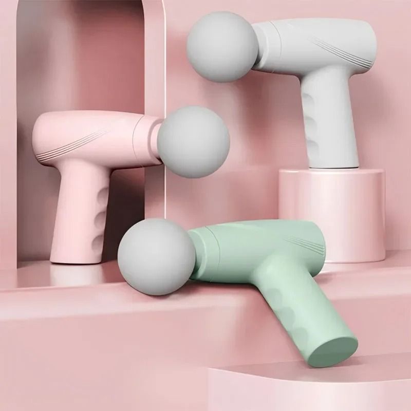 Portable Mini Handheld Deep Tissue Massager and Multi-Stage Vibration Fascia Gun