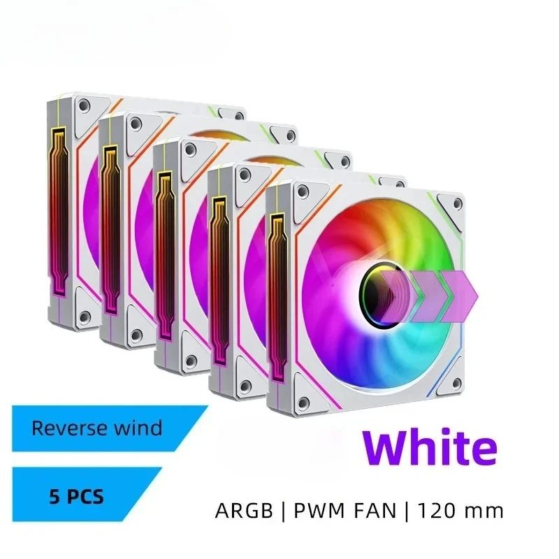 LDPCSJ PRISM 4 PRO 120mm ARGB PWM PC Cooling Fan Quiet 45.2CFM