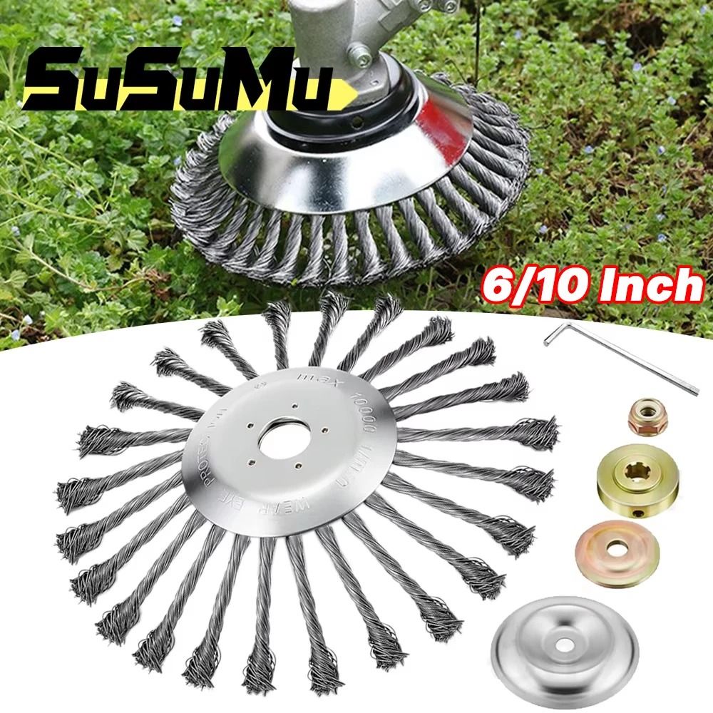 Universal Brush Cutter Trimmer Head for 6 to 10 Inch Cutting Disc