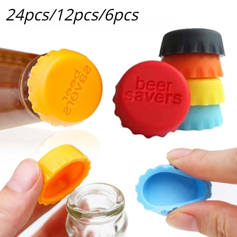 Reusable Bottle Cap Stopper Set