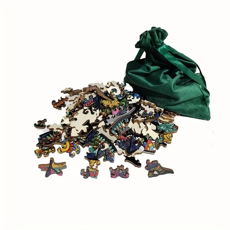 Colorful Butterfly Wooden Jigsaw Puzzle Unique Shaped Gift Puzzle
