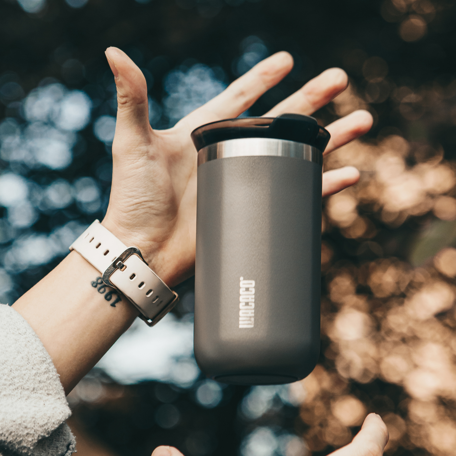 Double-wall Stainless Steel Travel Tumbler, Vacuum Insulated Coffee Mug, Thermo Drinkware