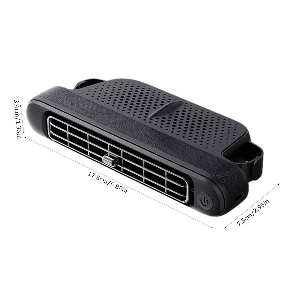 USB Car Seat Cooling Fan with 3 Speed Settings