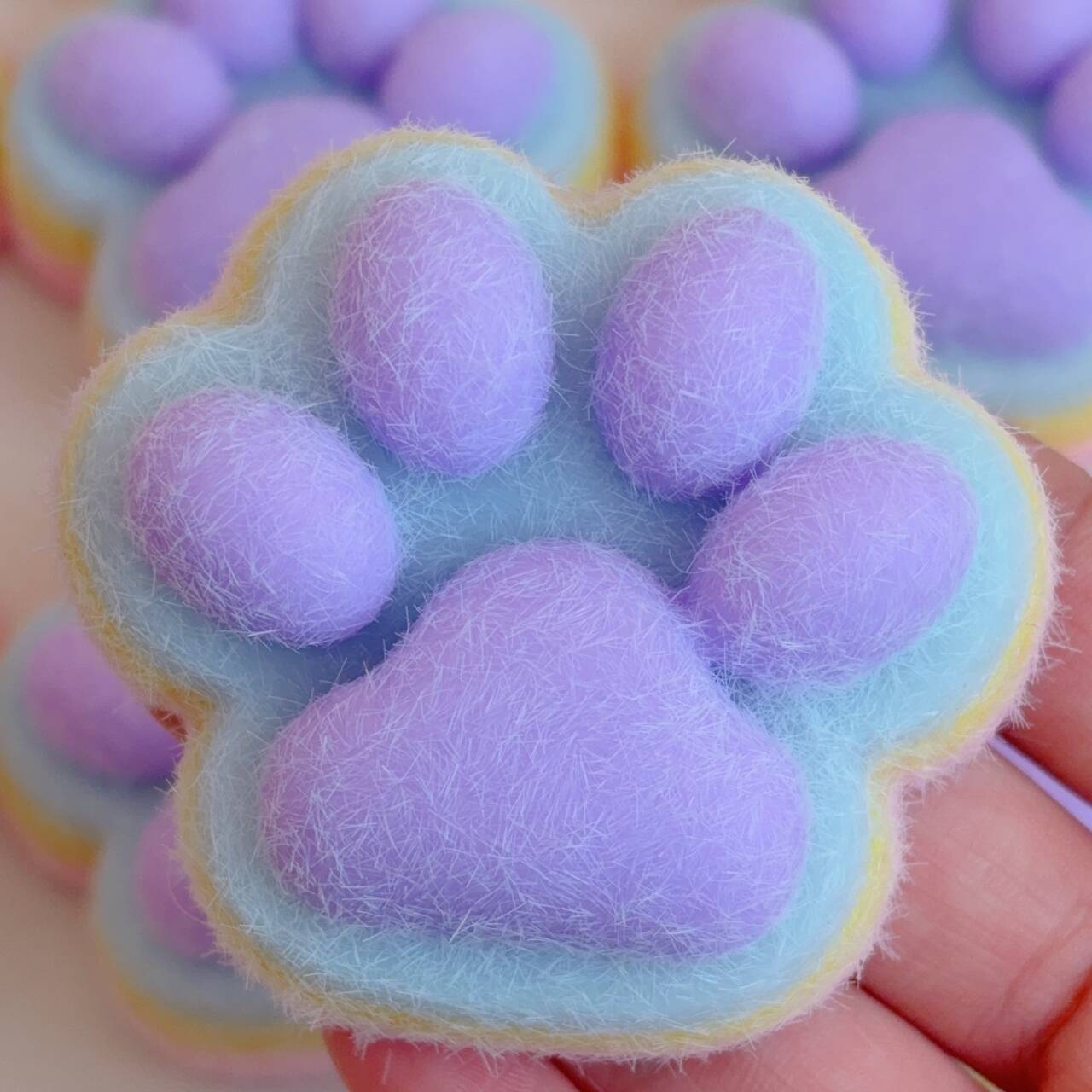 Cat Paw Squishy Stress Relief Fidget Toy for Kids and Adults