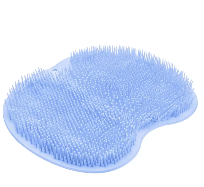 Shower Foot Scrubber and Back Washer Mat with Suction Cups