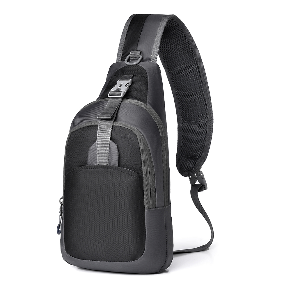 Lightweight Crossbody Chest Bag with Adjustable Strap Ideal for Hiking & Travel