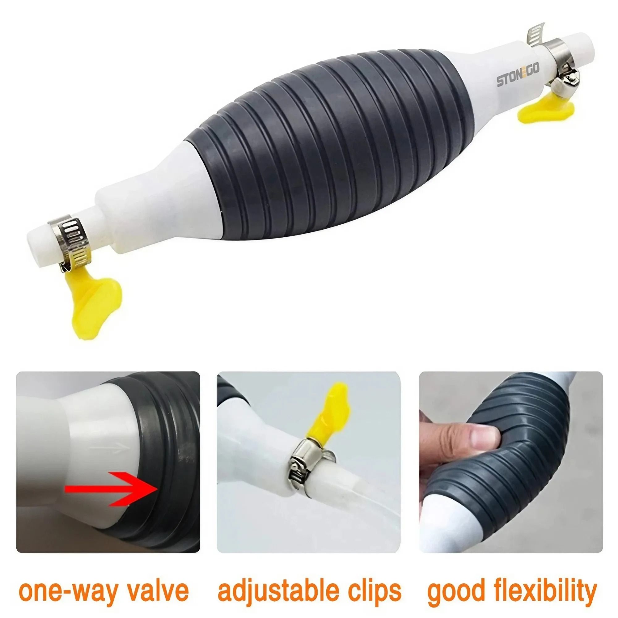 Car Fuel Gas Hand Primer Manual Pump