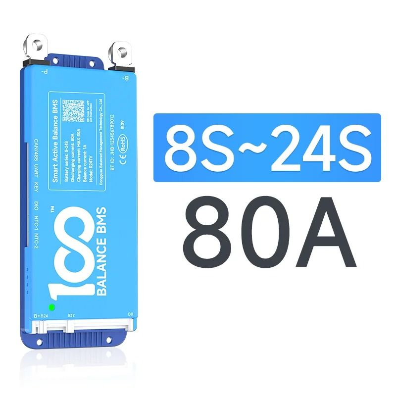 Smart BMS with Bluetooth and WiFi Active Balance Protection