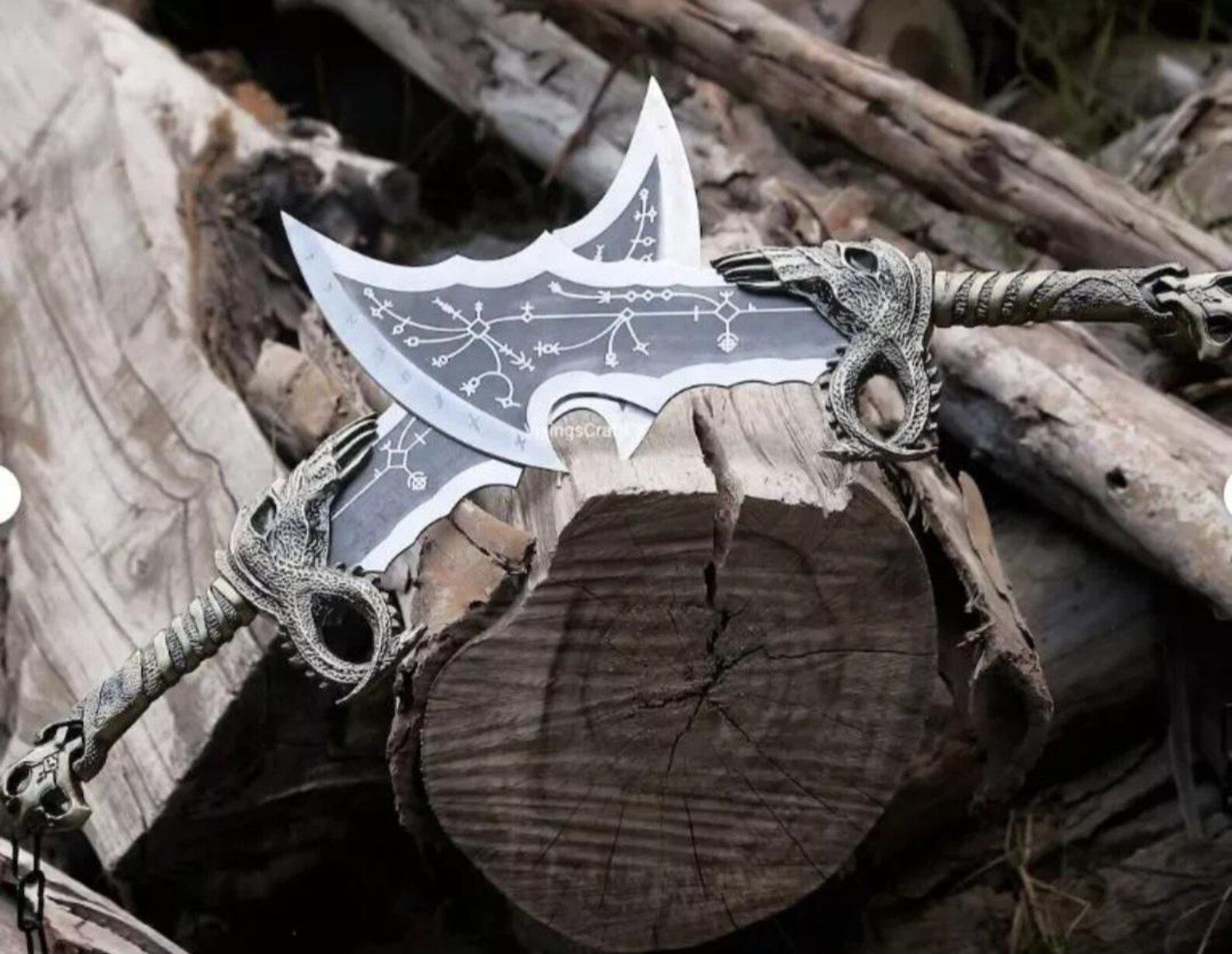 God of War Blades of Chaos & Axe Set | Cosplay Replica | Gift for Him | Christmas, or Anniversary gift
