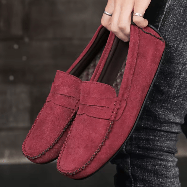 UrbanEase Mens Suede Casual Loafers Breathable Slip On Driving Boat Shoes