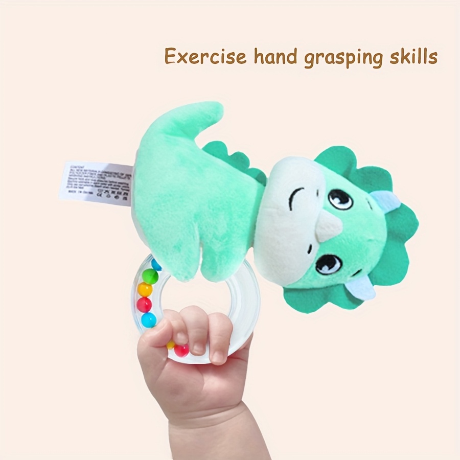 Cute Stuffed Animal Toys with Sound, Youngsters Soft Rattles Shaker, Youngsters Developmental Hand Grip Toys