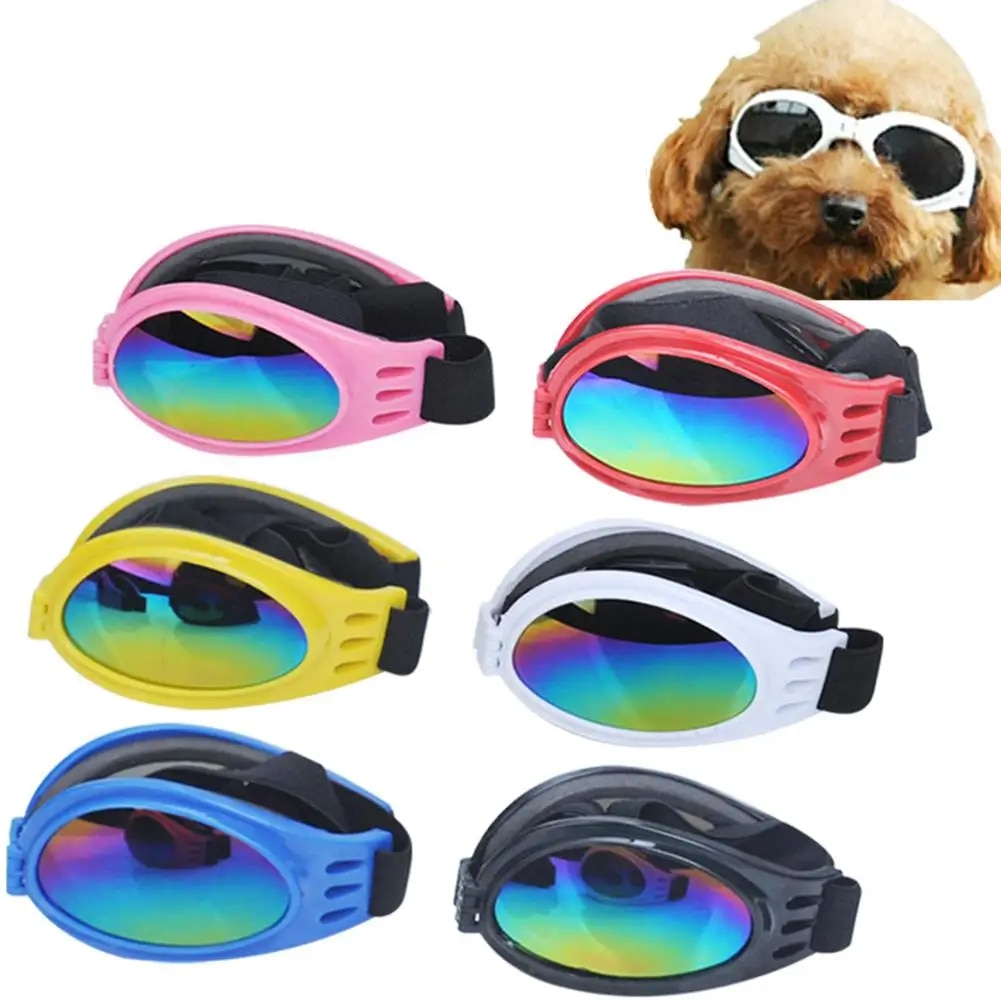 Foldable Dog Sunglasses: Summer Windproof UV Goggles