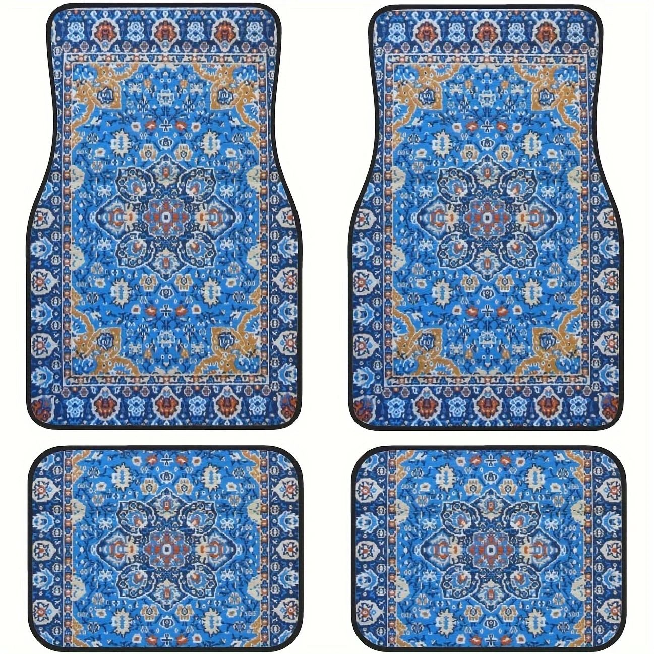 Universal Floor Shield – 4-Piece Anti-Slip Car Mat Set