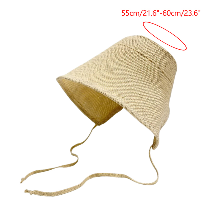 Elegant Linen Straw Regency Bonnet Wide Brim Sun Hat with Ribbon Tie