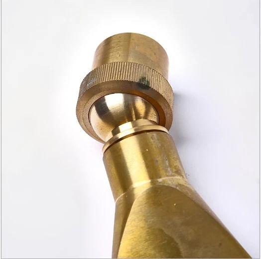 Brass Fan Spray Fountain Nozzle for Garden Pond Water Features