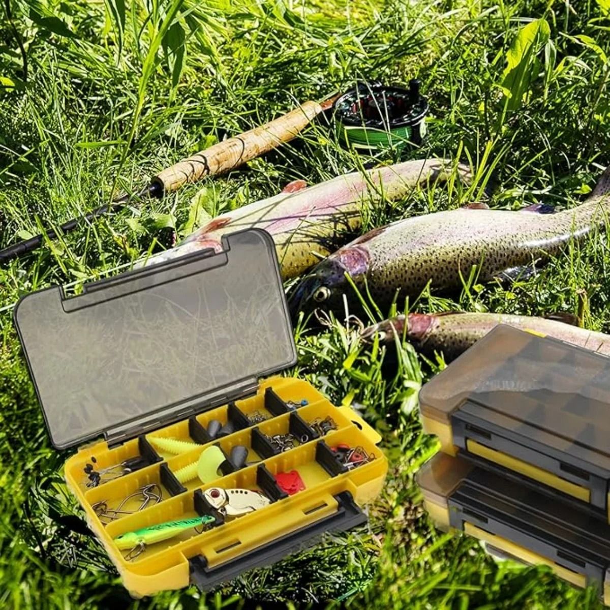 Fishing Accessories Storage Box Road Auxiliary Bait Hook Tools Organizer