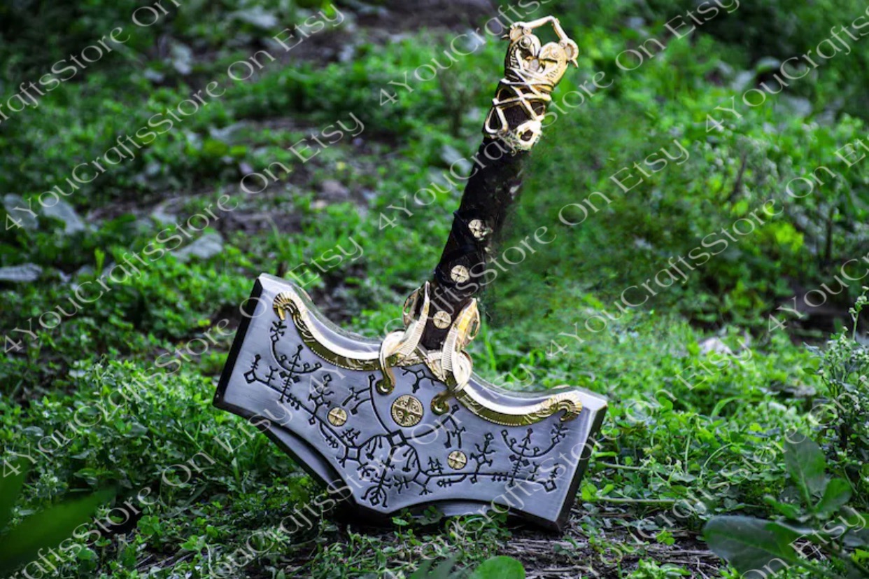 Vikings Hammer, God of War Thor Hammer, God of War Ragnarok, God of War Hammer