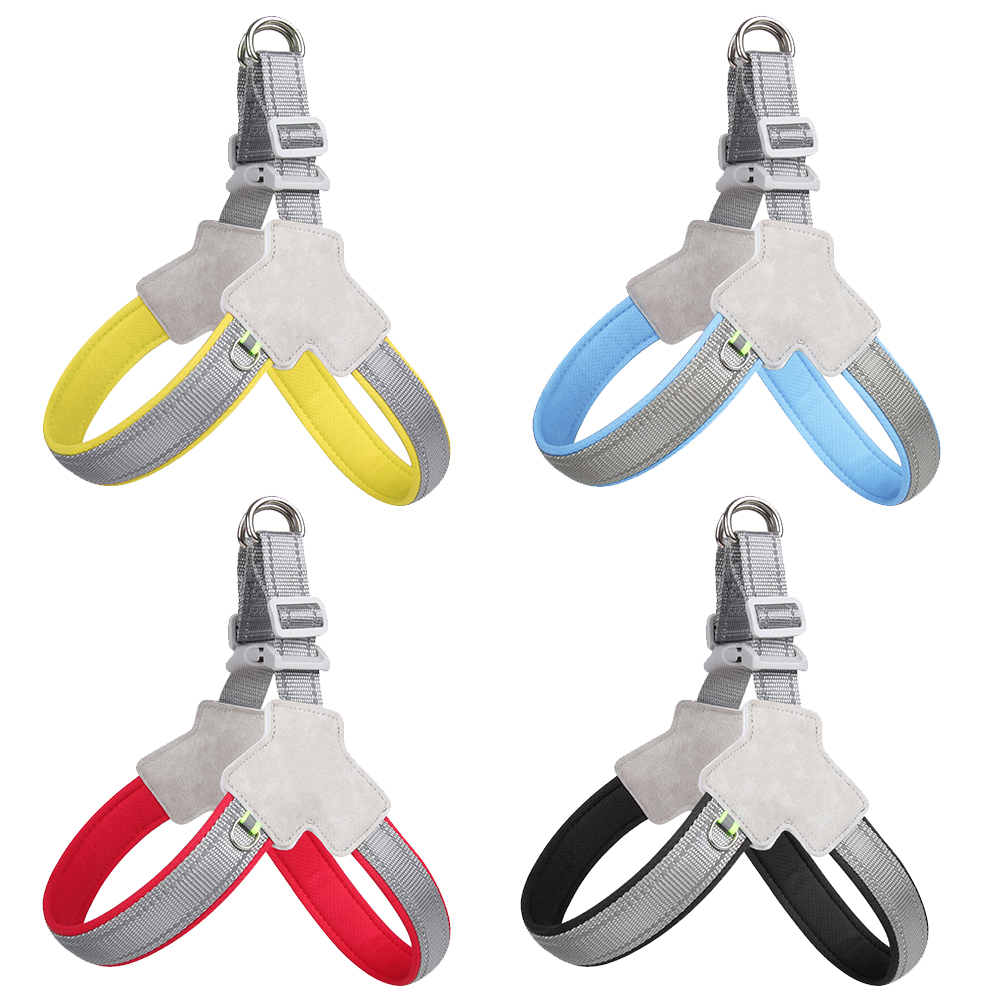 Reflective No Pull Dog Harness for Small to Medium Dogs & Cats Comfortable & Adjustable Chest Strap for Pugs, Bulldogs