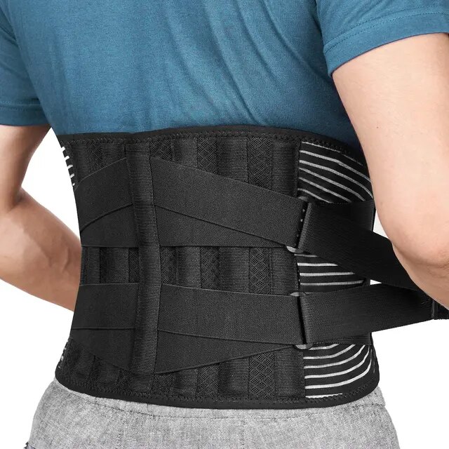 Adjustable Lumbar Support Belt Orthopedic Back Brace for Lower Back Pain Relief and Spine Support