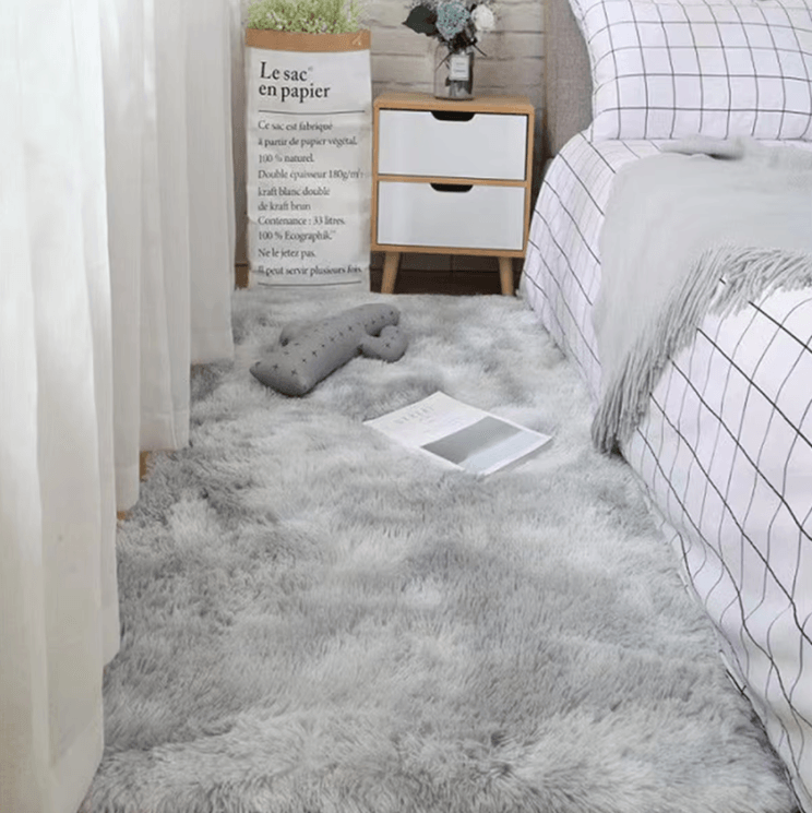 Ultra Soft Tie-Dye Fluffy Shag Area Rug – Non-Slip Plush Carpet for Bedroom & Living Room